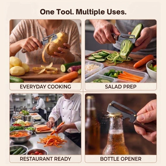 SlicePro™ 4-in-1 Kitchen Peeler