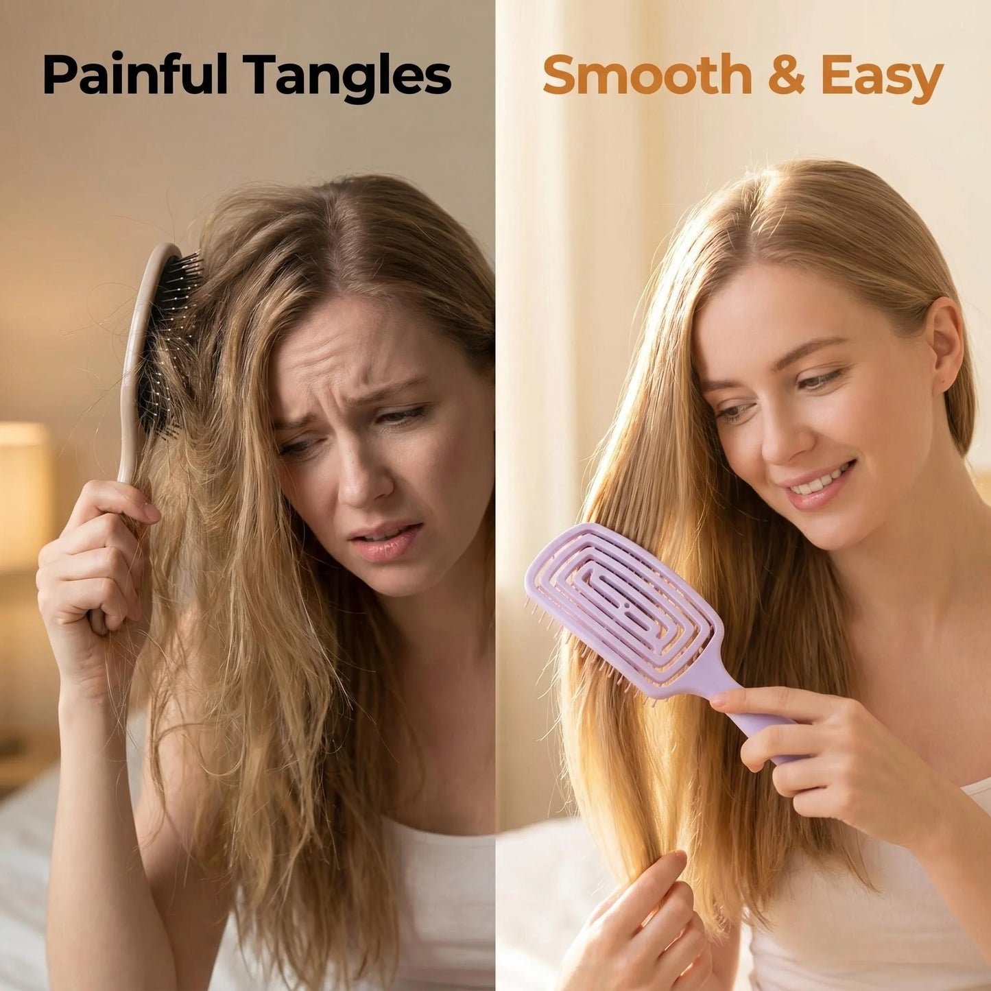 Hollow Detangling Hair Brush
