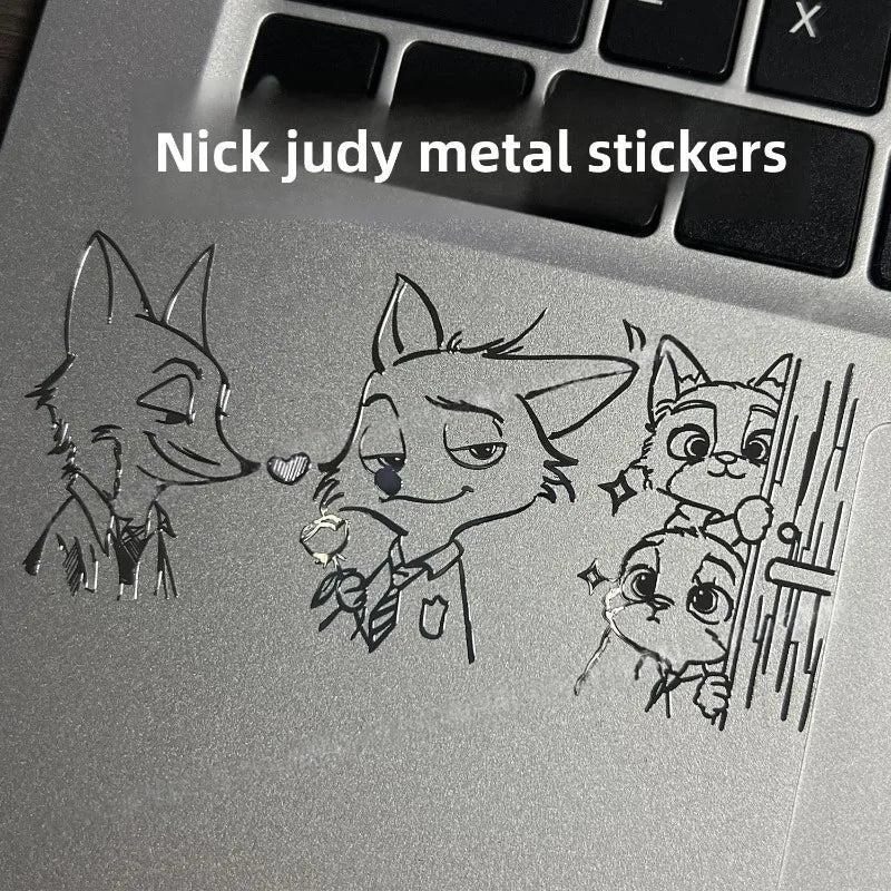Disney Zootopia Cartoon Cute Anime Decals