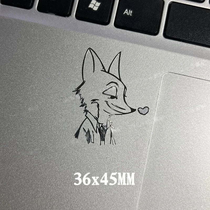 Disney Zootopia Cartoon Cute Anime Decals