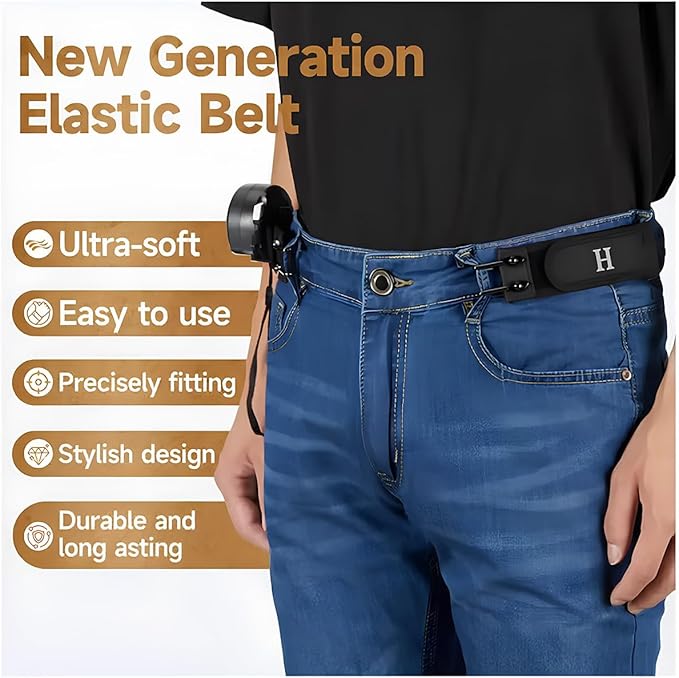 Tactical Elastic Hook Belt