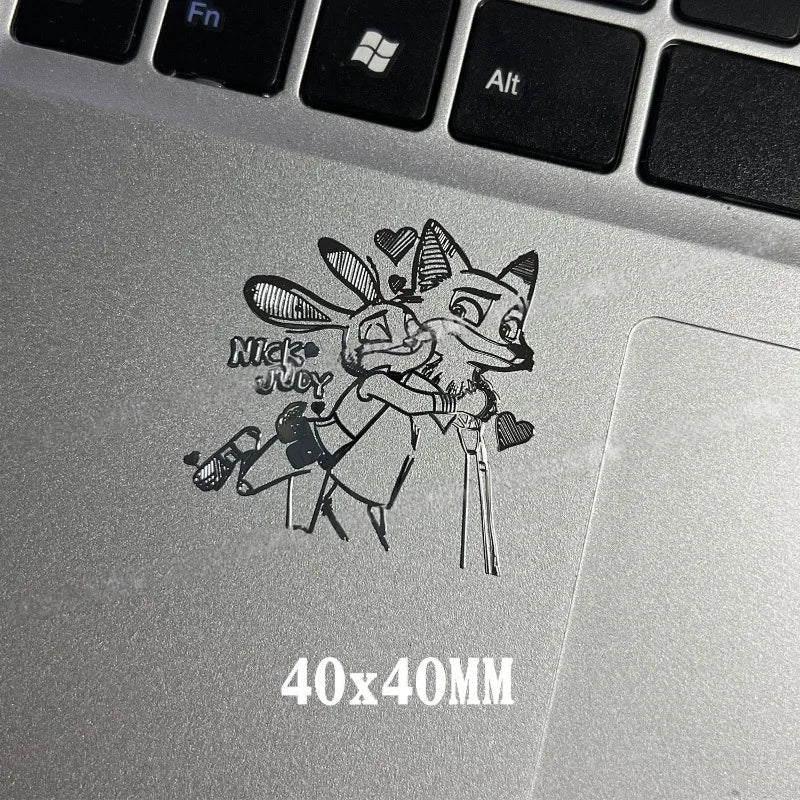 Disney Zootopia Cartoon Cute Anime Decals