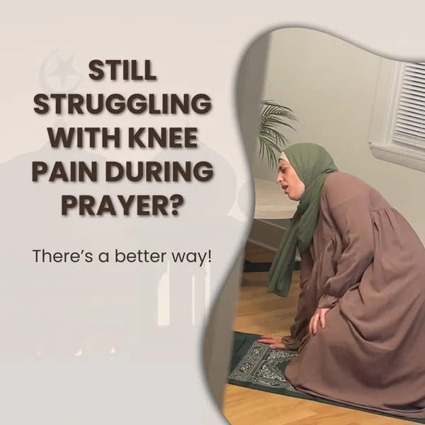 Sajood Relief Prayer Mat – Extra Large Islamic Rug for Knee & Joint Support