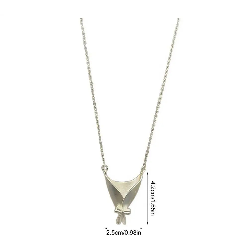 Elegant Bow Pendant Necklace 🎀✨