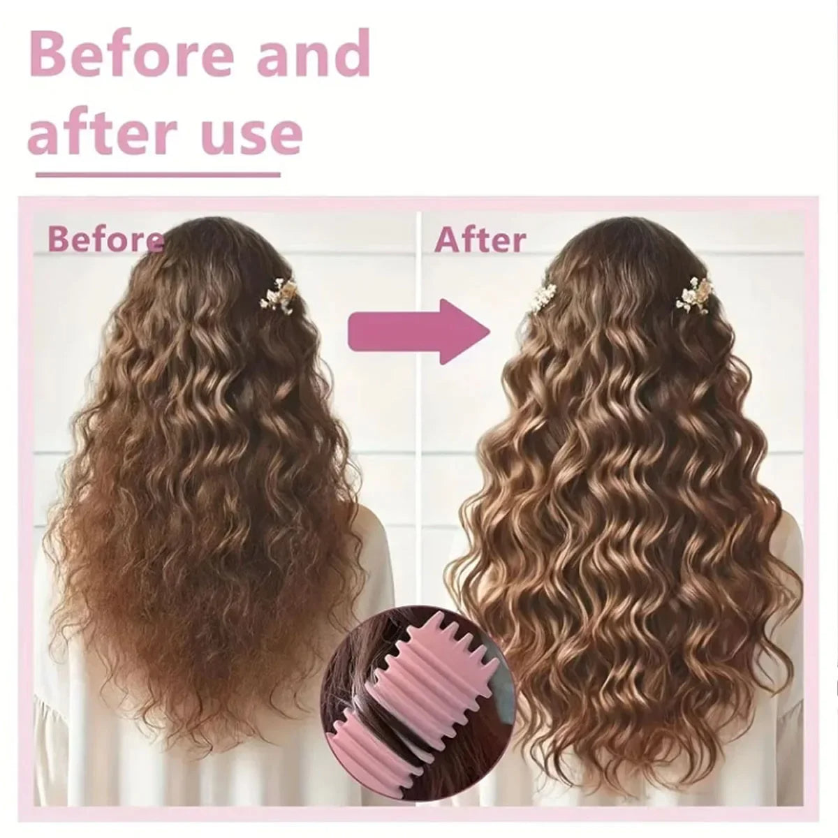 Curly Hair Styling Brush Curl
