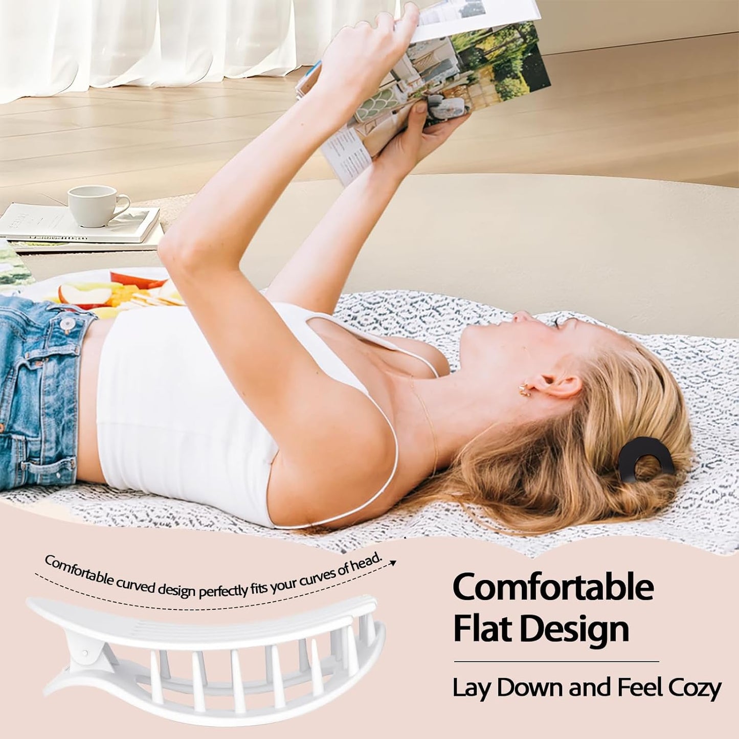 Flat Claw Clip ( No More Painful Clips )