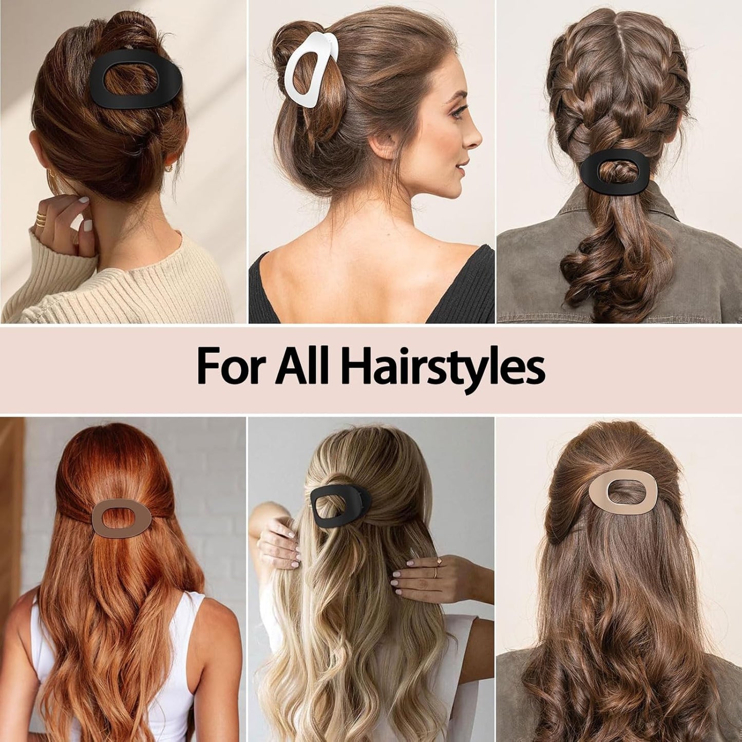 Flat Claw Clip ( No More Painful Clips )