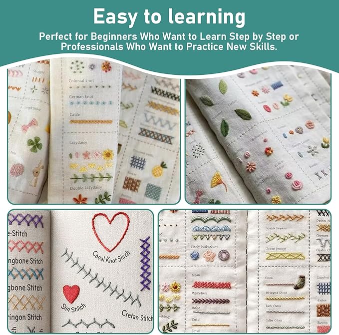 Embroidery Stitch book 143 different stitches
