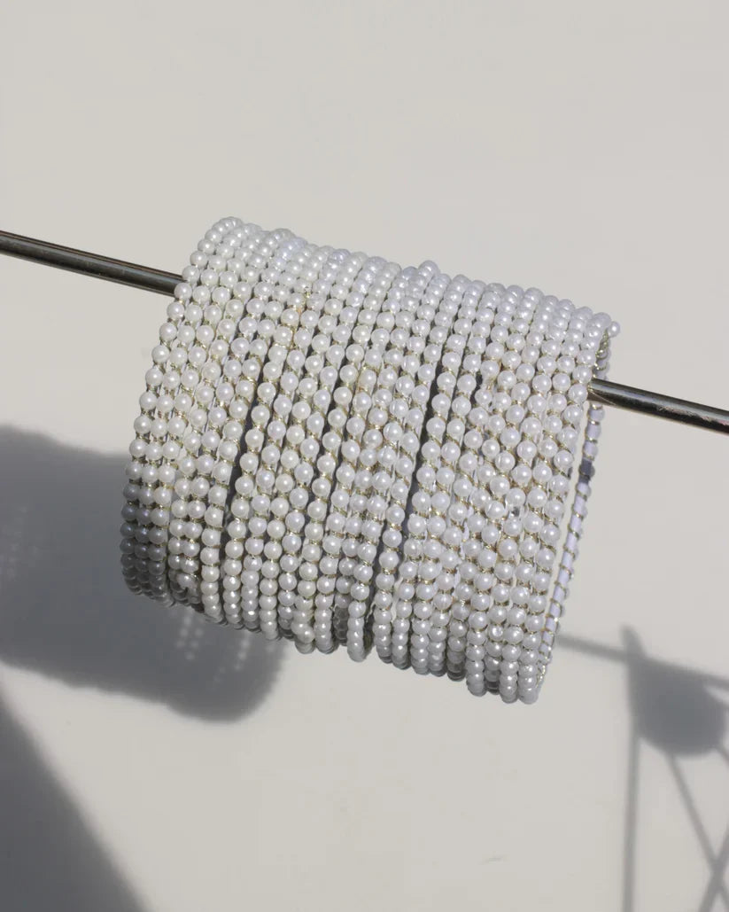 Hania's Viral Pearl Beaded Bangles
