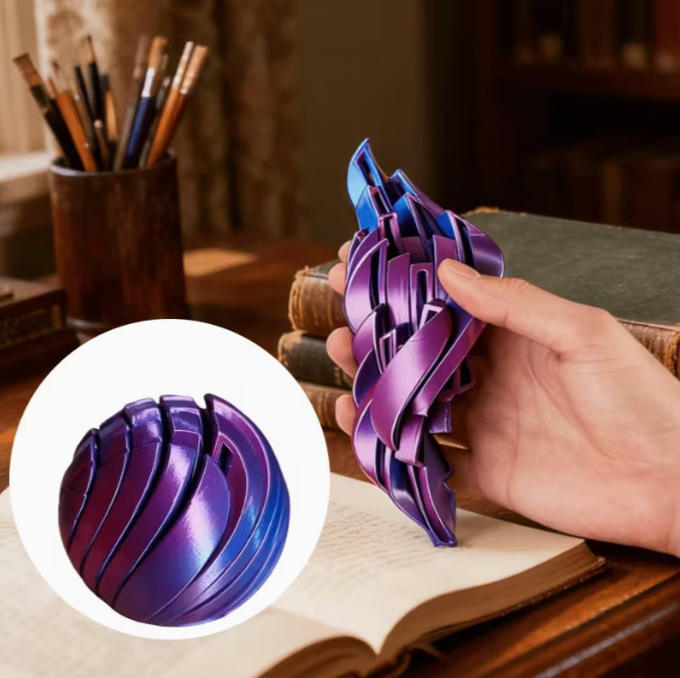 🌀 Slime Ball Fidget Toy – Transforming Stress Relief Desk Toy