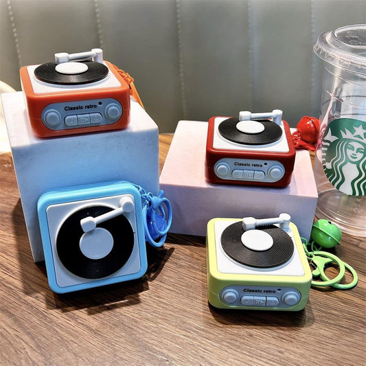 Vintage Mini Retro Recorder Keychain