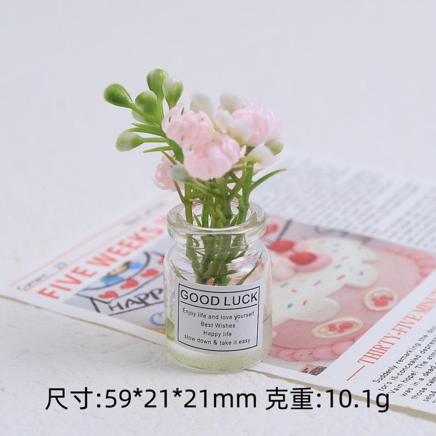 Mini "Good Luck" Flower Vase Decoration