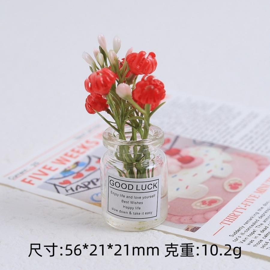 Mini "Good Luck" Flower Vase Decoration