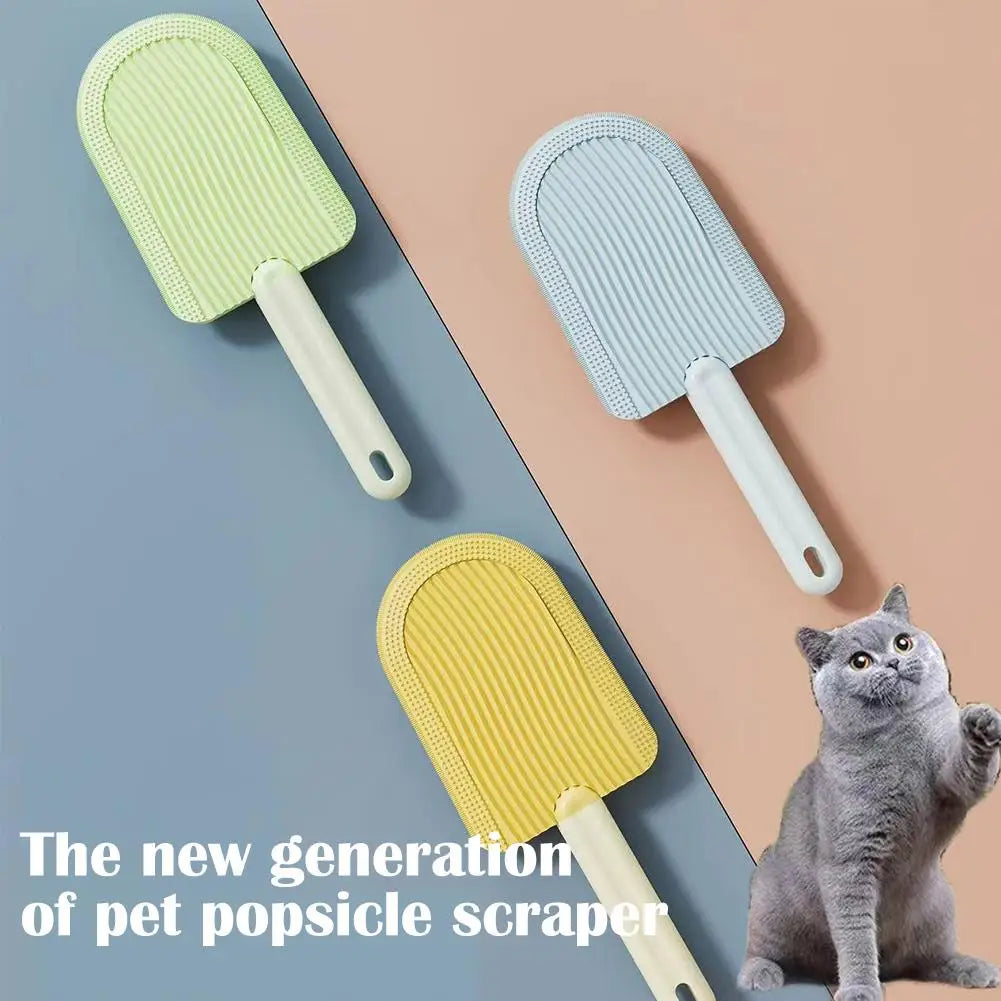 Cat Grooming Brush ( popsicle scrapper )🐱✨
