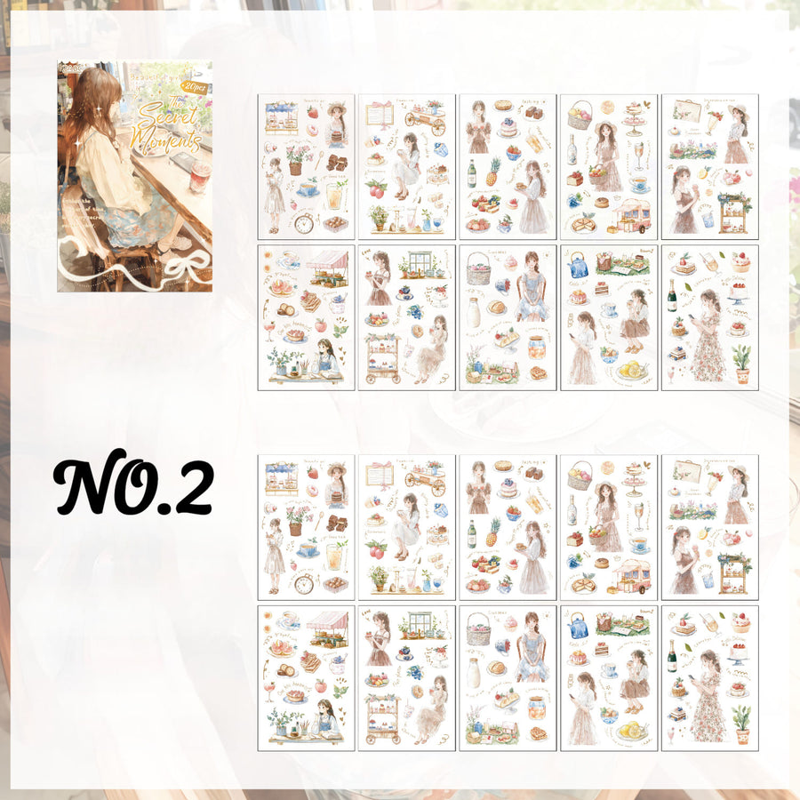 Korean Girl's Book Stickers