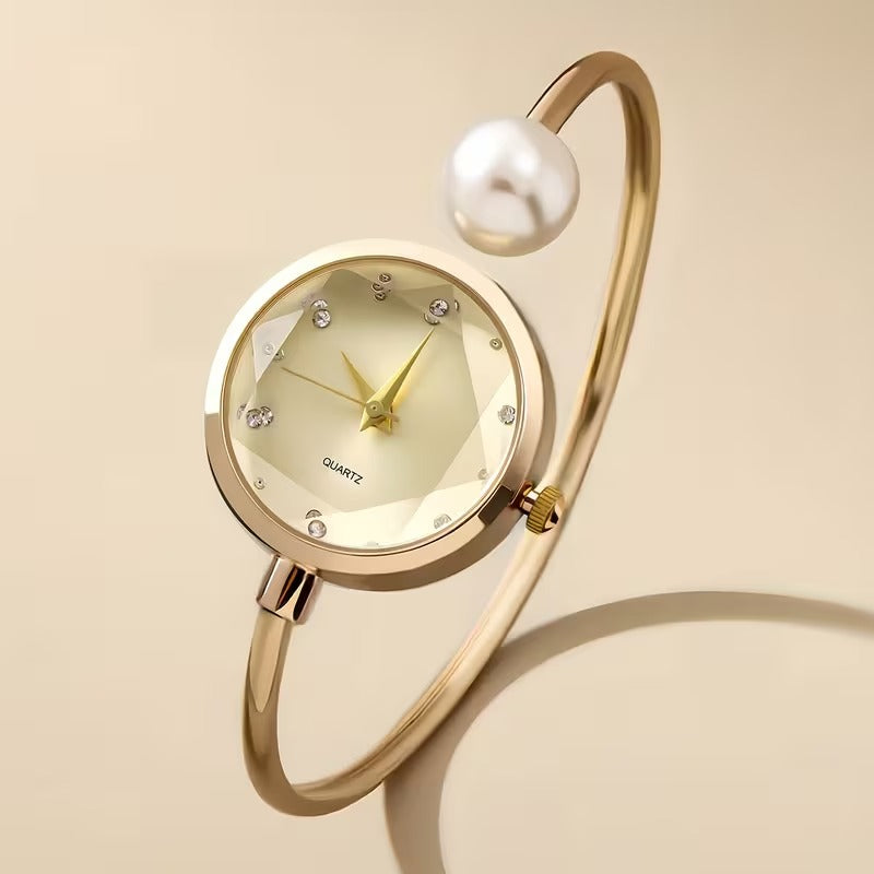 Light & Dainty Bangle Bracelet Quartz Watch